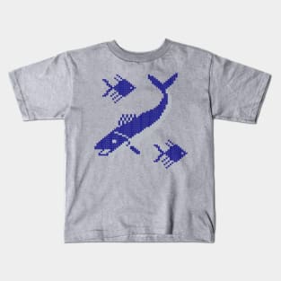 Fish sweater back Kids T-Shirt